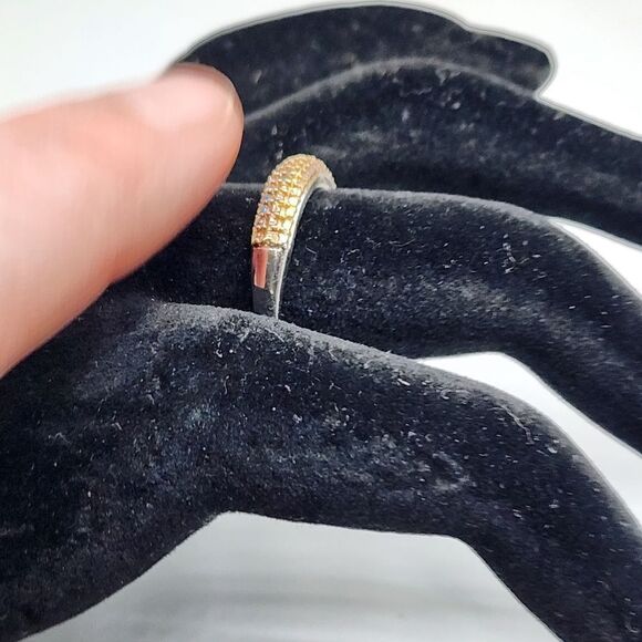 925 silver ring sz 8 - Picture 3 of 7